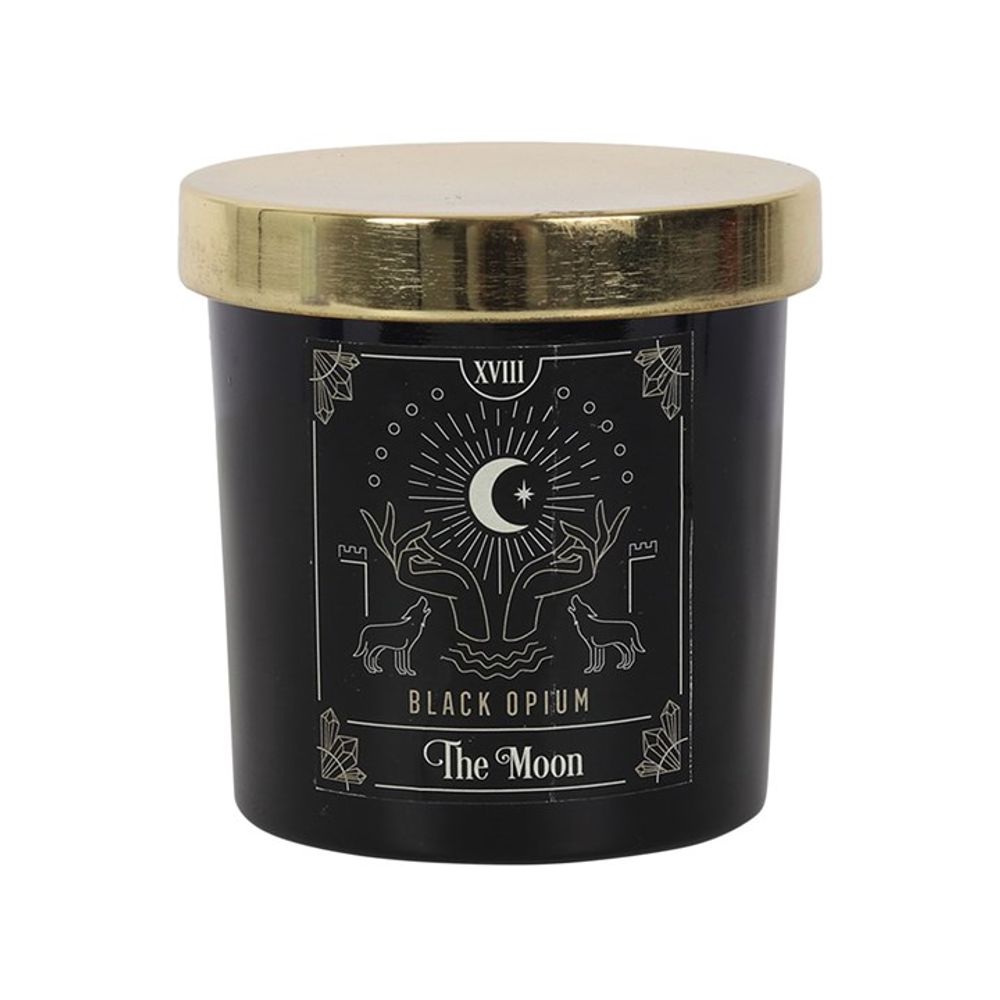 The Moon Black Opium Tarot Candle N/A