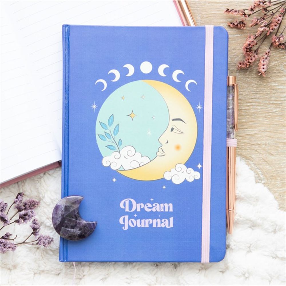 The Moon Dream Journal with Amethyst Pen N/A