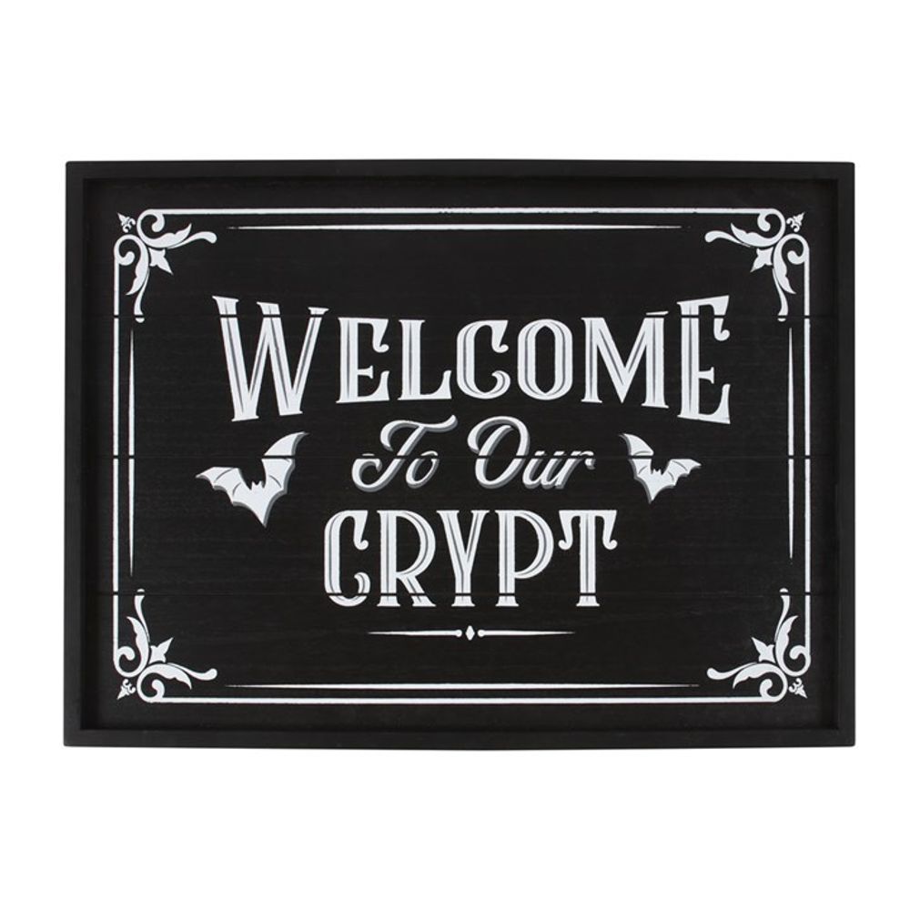 Welcome To Our Crypt Wall Plaque N/A