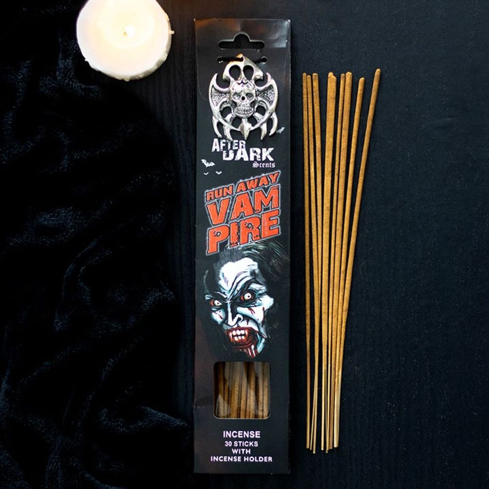 Run Away Vampire Incense Sticks with Holder N/A