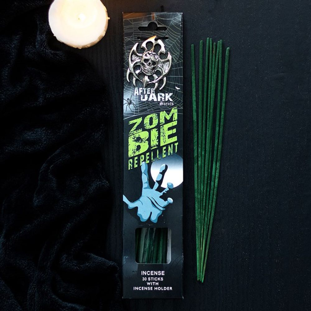 Zombie Repellent Incense Sticks with Holder N/A