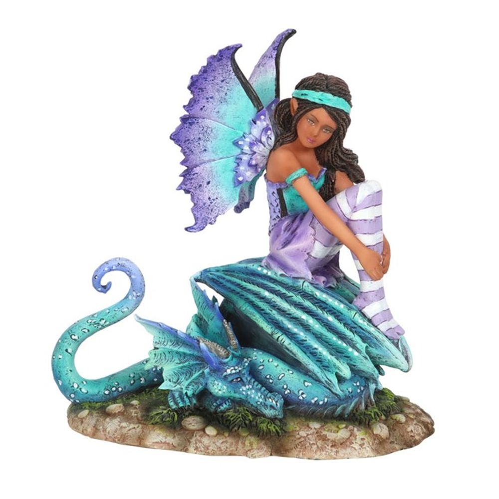 16cm Dragon Perch Fairy Figurine by Amy Brown N/A