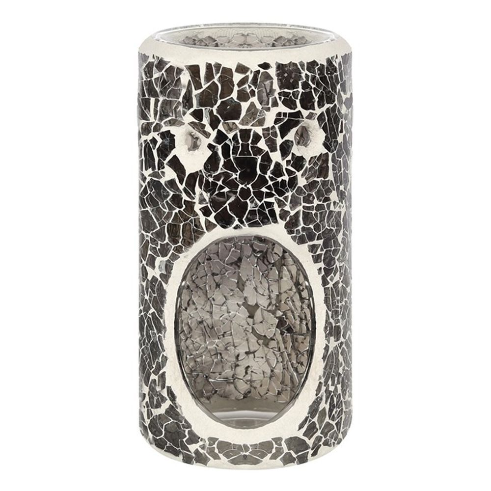 Pillar Gunmetal Grey Crackle Oil Burner N/A