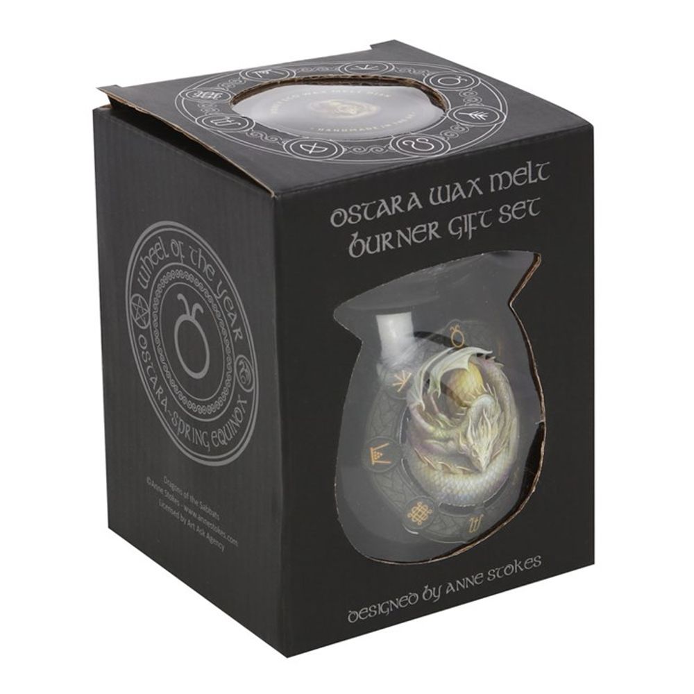 Ostara Wax Melt Burner Gift Set by Anne Stokes N/A