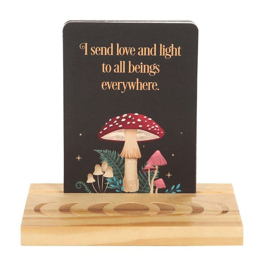 Affirmation Cards with Wooden Stand N/A