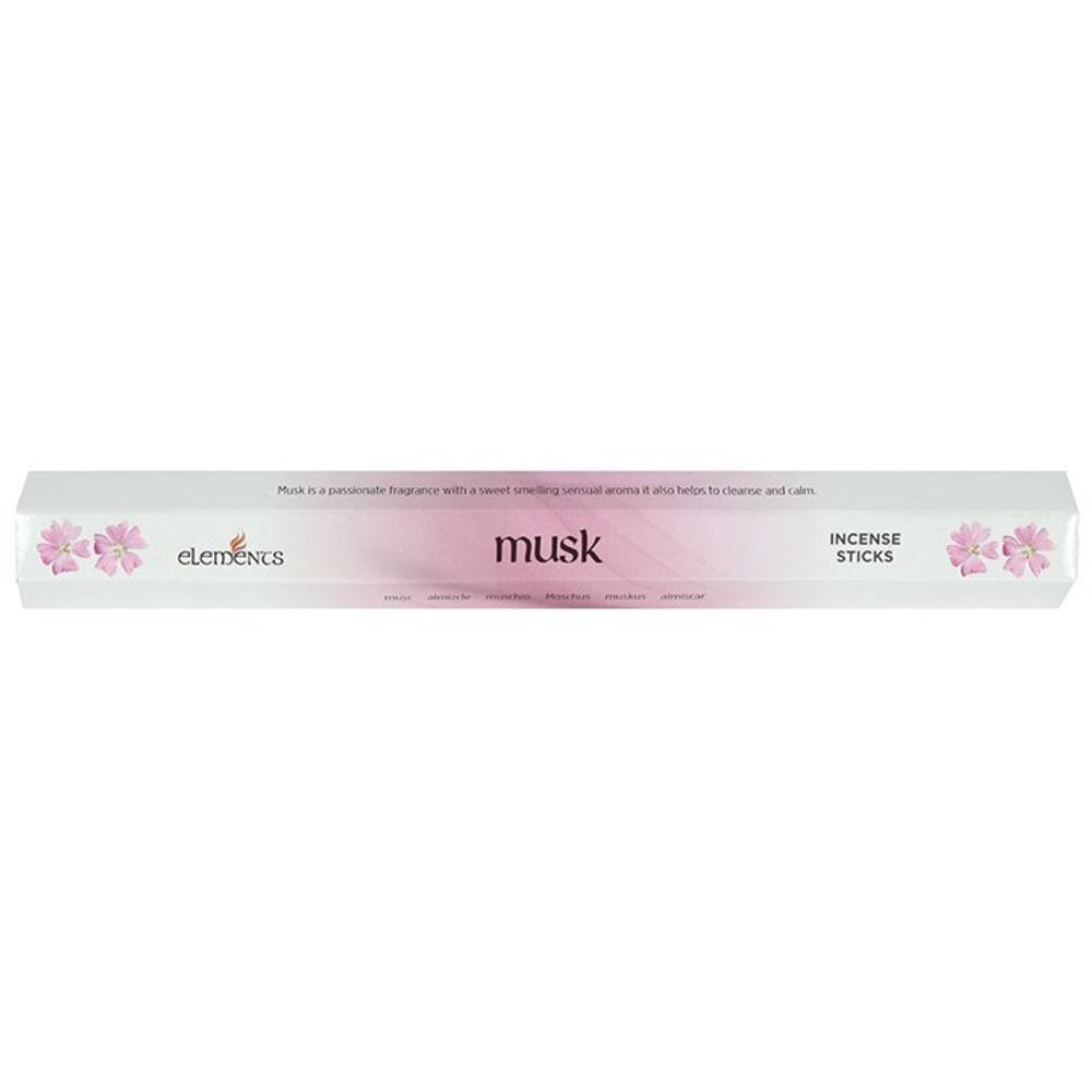 Set of 6 Packets of Elements Musk Incense Sticks N/A