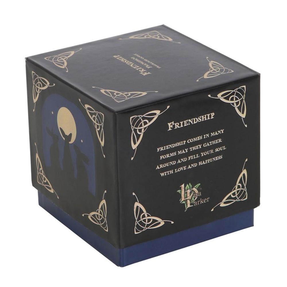 'Moon Gazing Hares' Friendship Candle by Lisa Parker N/A