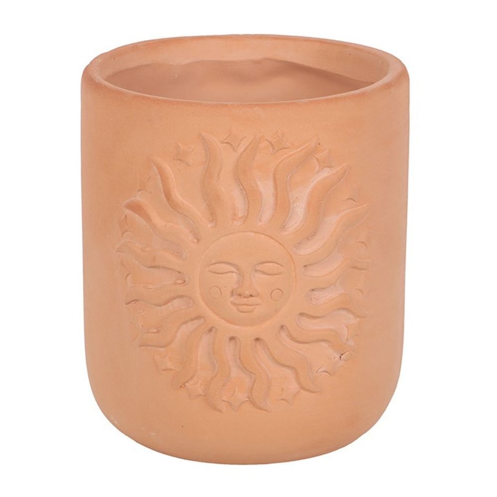 Terracotta Sun Plant Pot N/A