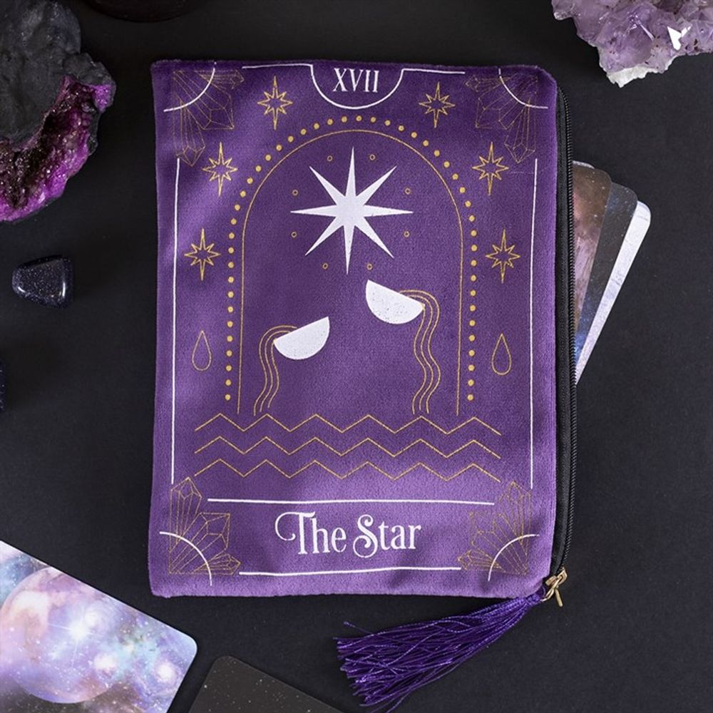 The Star Tarot Card Zippered Bag N/A