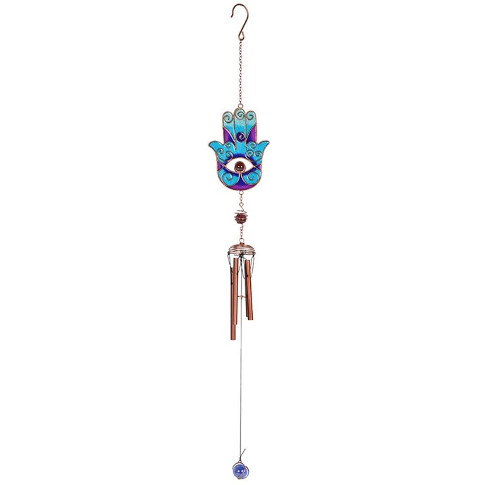 Blue Hand of Hamsa Windchime N/A