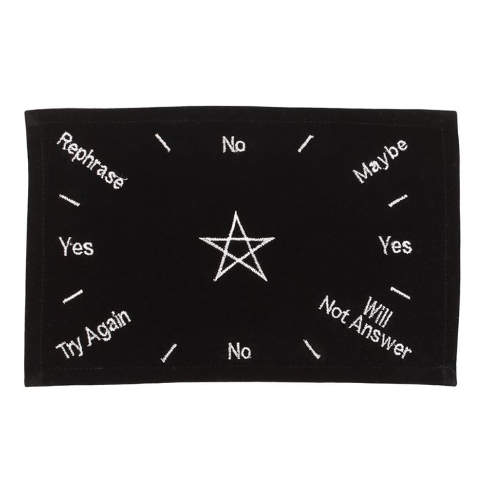 Embroidered Pentacle Pendulum Mat N/A