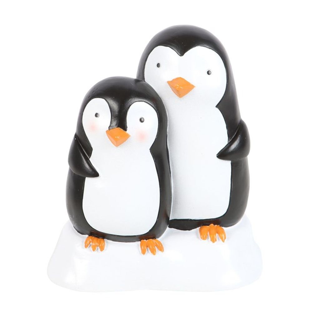 Snuggle Season Resin Penguin Ornament N/A