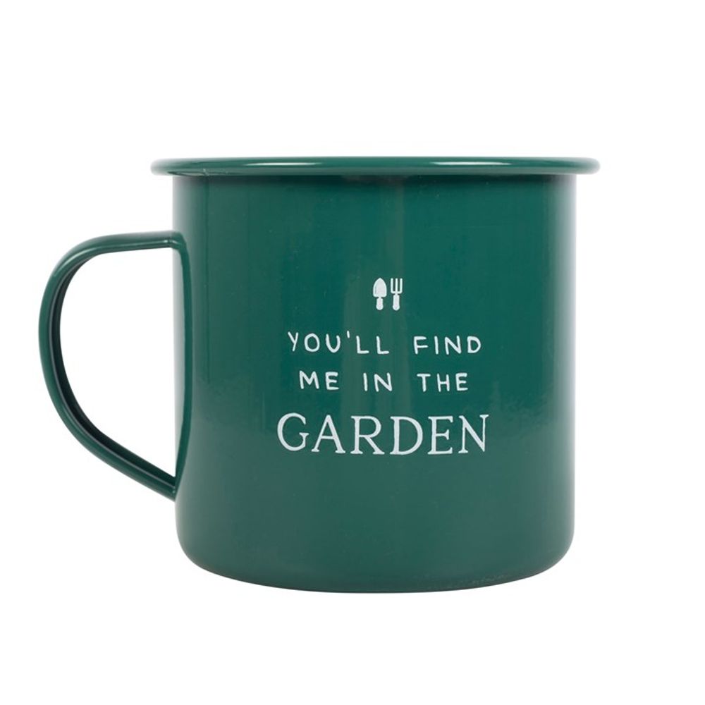 Find Me in the Garden Enamel Mug N/A