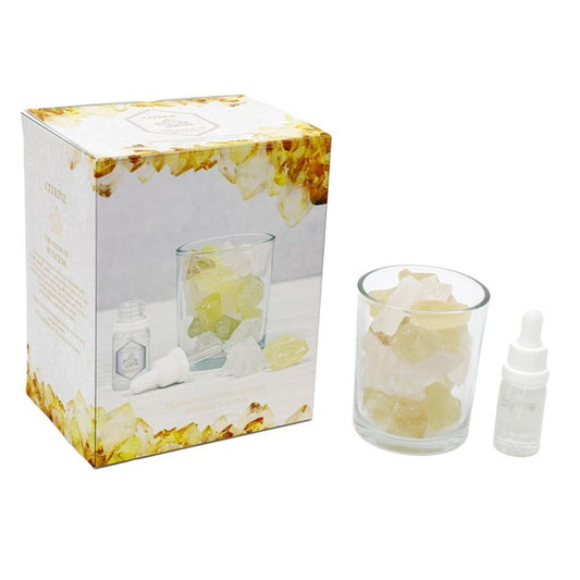 280g Yellow Citrine Crystal Oil Diffuser N/A