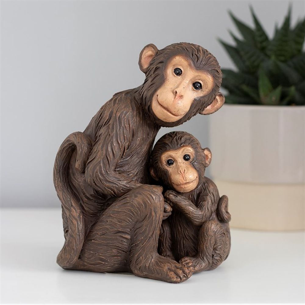 Monkey Mother and Baby Ornament N/A