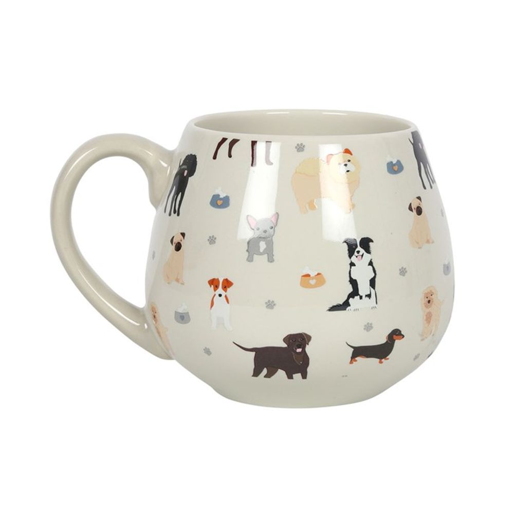 Dog Print Rounded Mug N/A