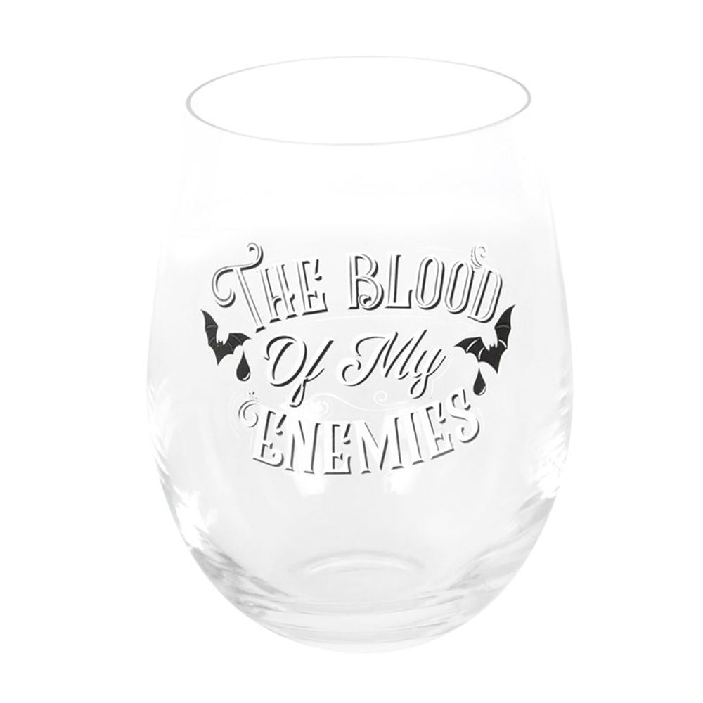 Blood Of My Enemies Stemless Wine Glass N/A