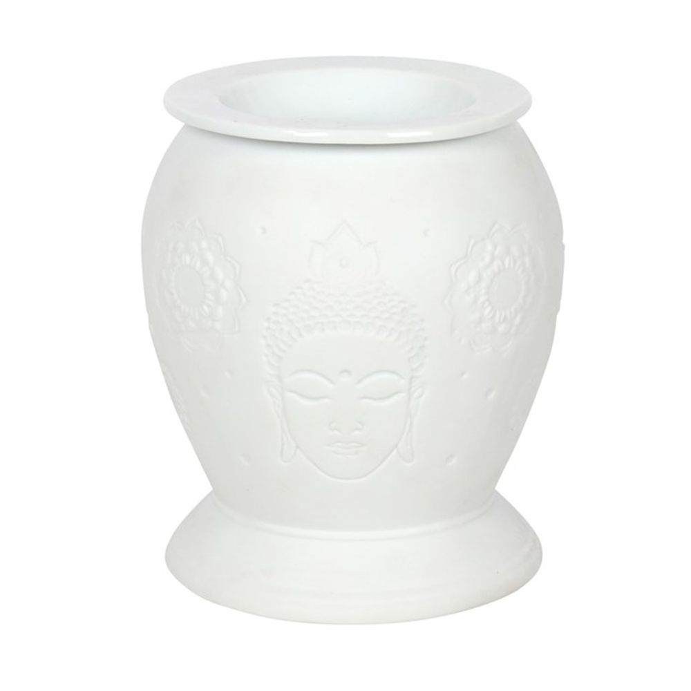 White Ceramic Buddha Electric Oil Burner N/A