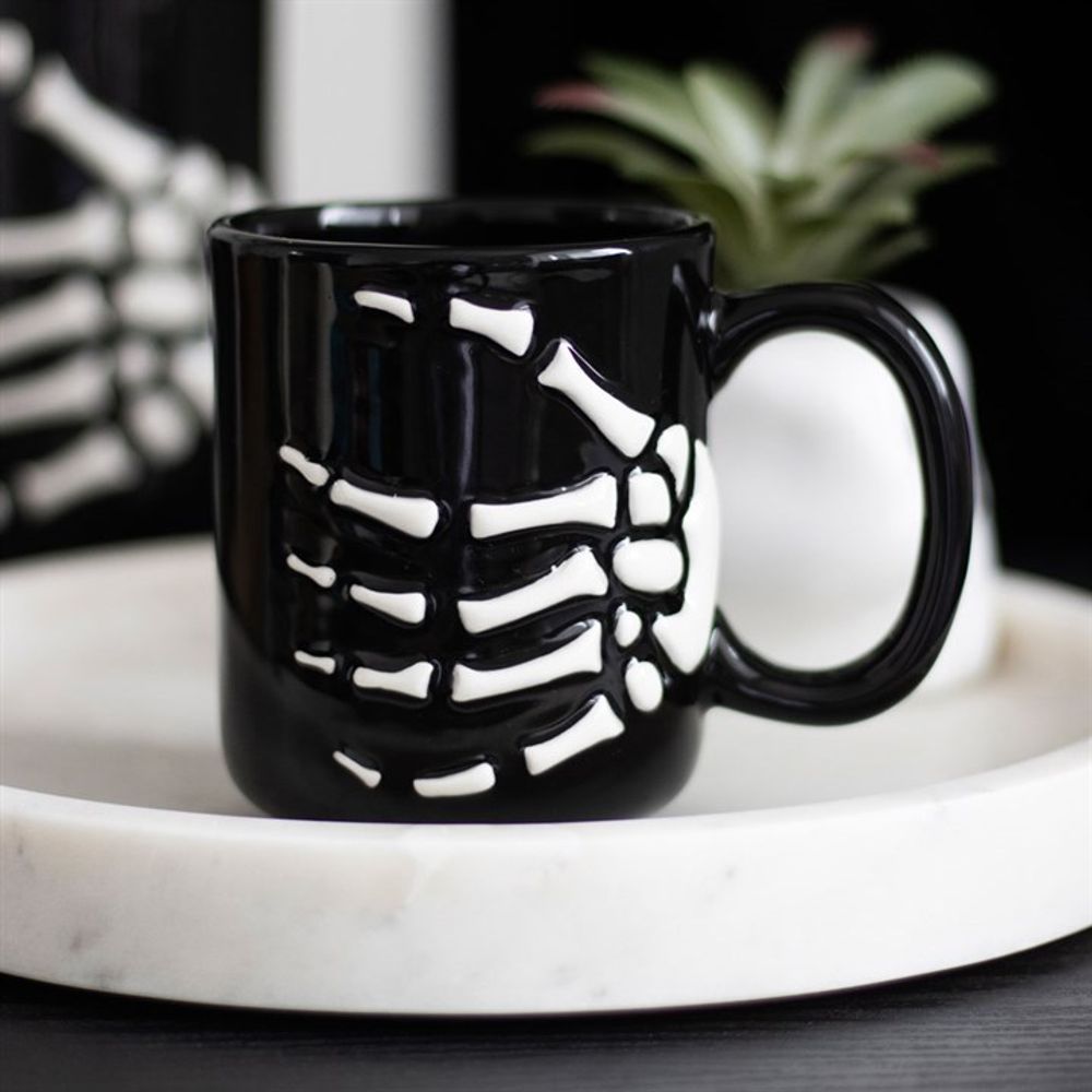 Skeleton Hand Mug N/A