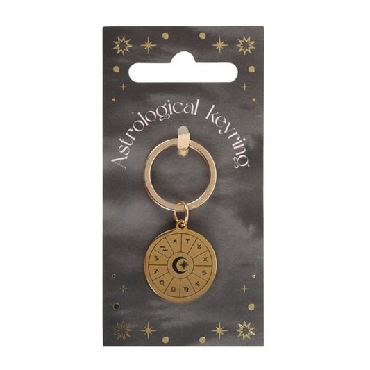 Astrology Wheel Keyring N/A