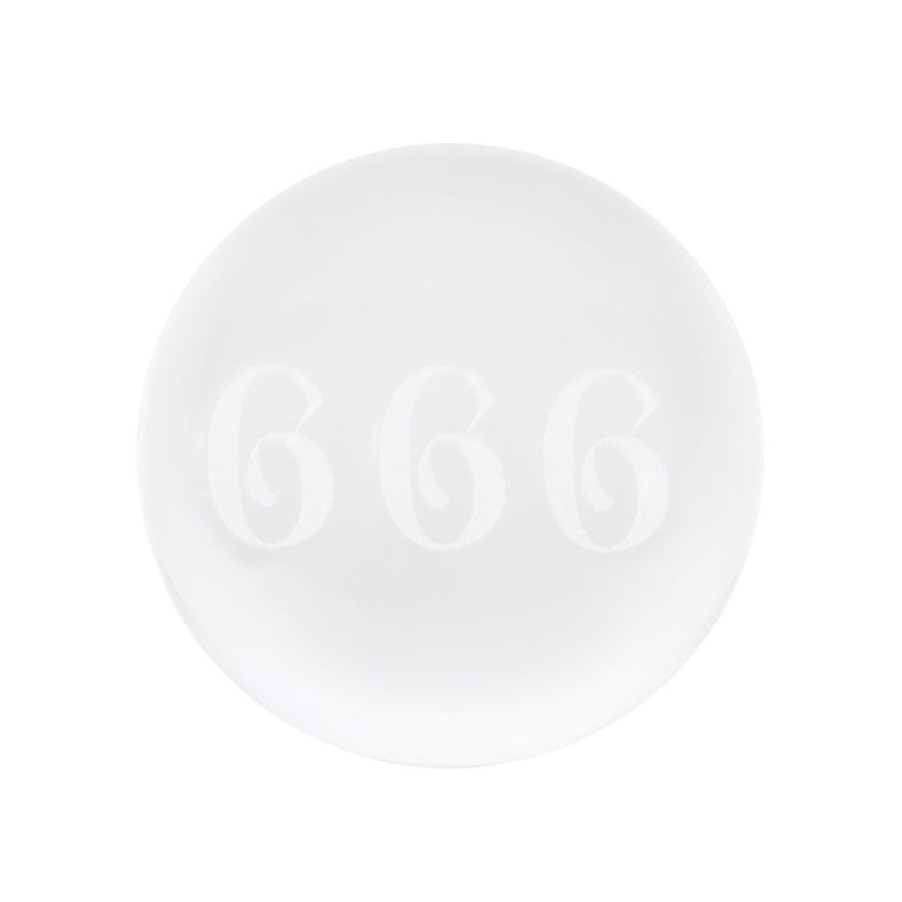 666 Angel Number Crystal Ball N/A