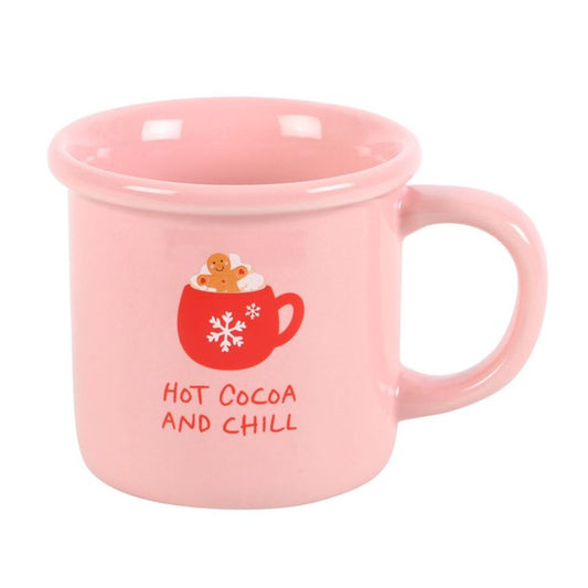 Pink Hot Cocoa and Chill Mug N/A