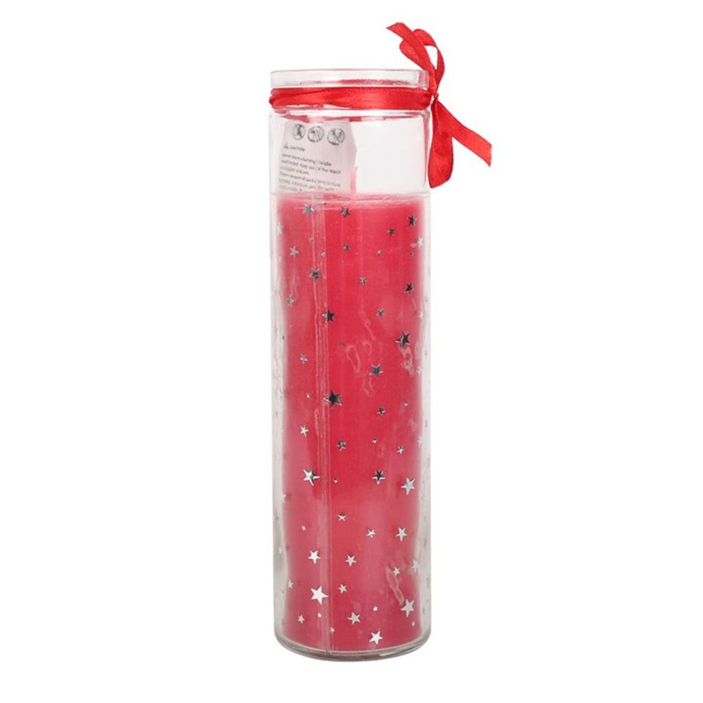 Red Vanilla Advent Tube Candle N/A