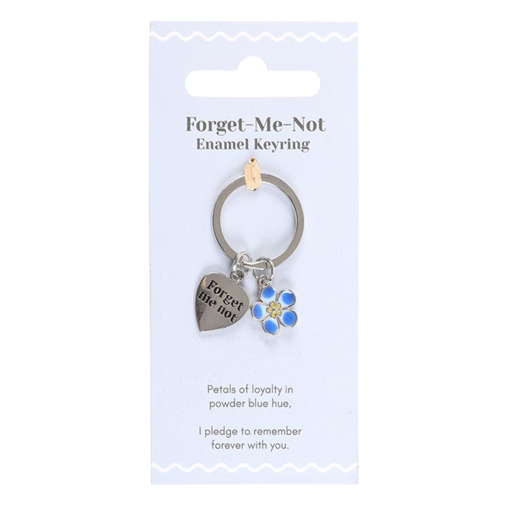 Forget-Me-Not Flower Keyring N/A