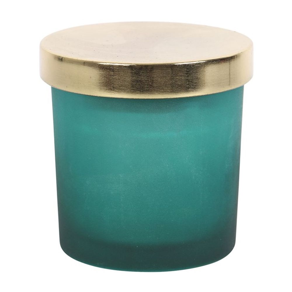 Heart Chakra Mint Crystal Chip Candle N/A