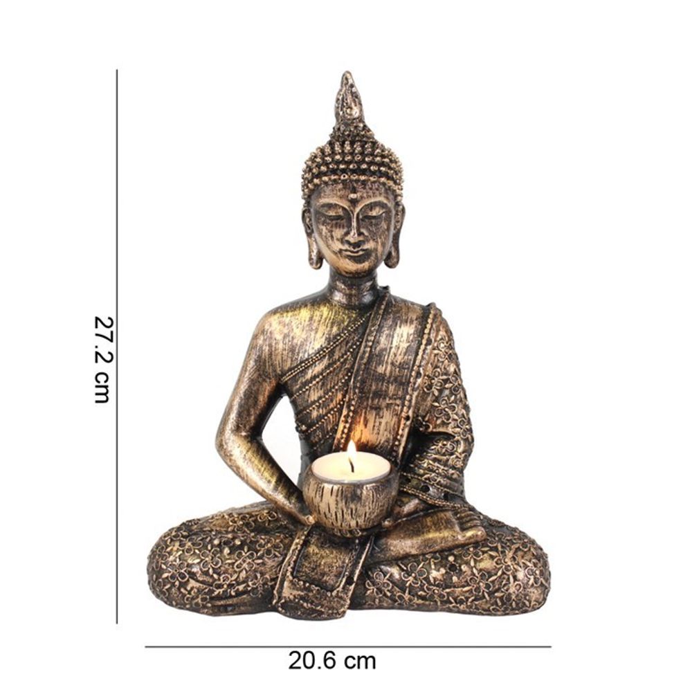 Sitting Thai Buddha Tealight Holder N/A