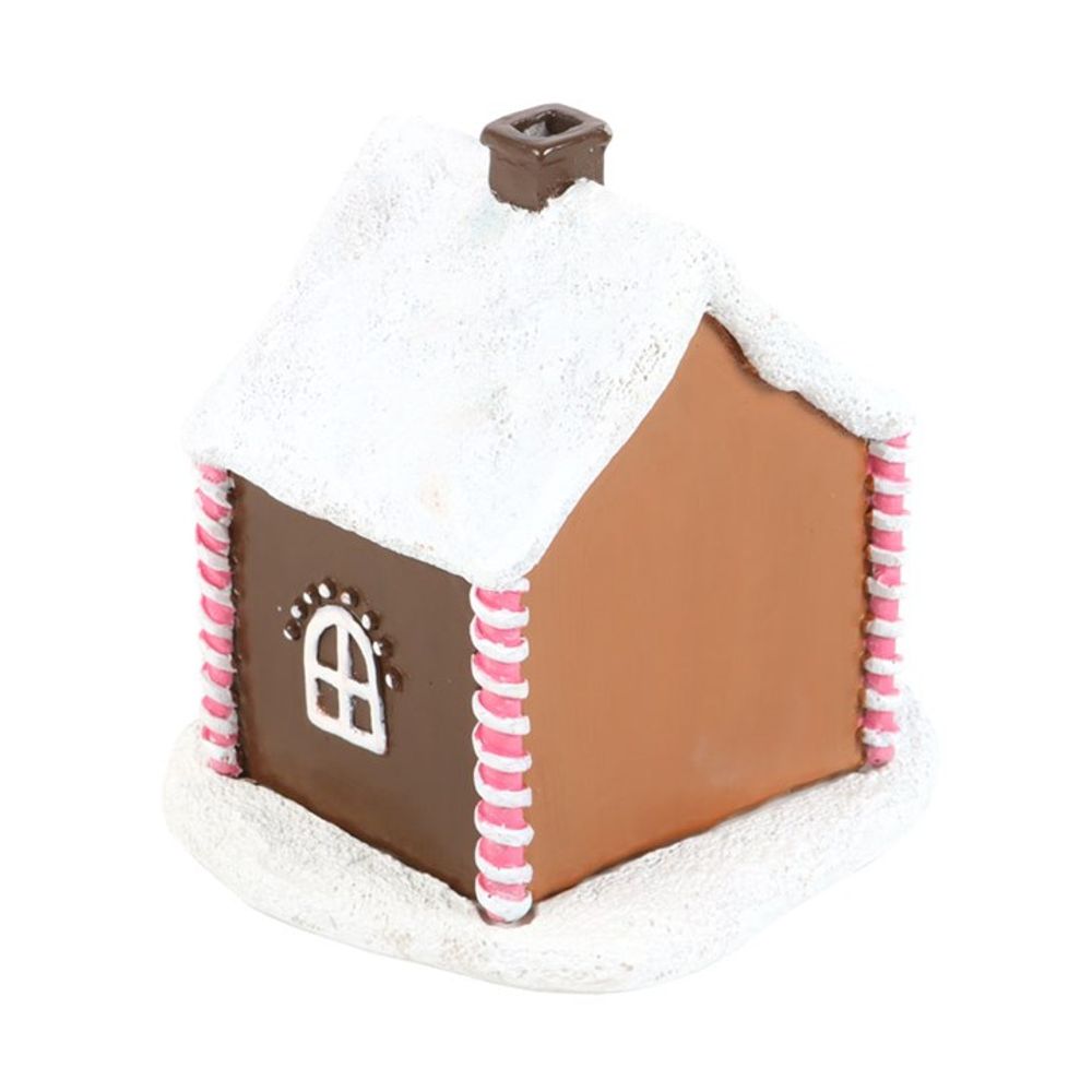 Pink Gingerbread House Incense Cone Burner N/A