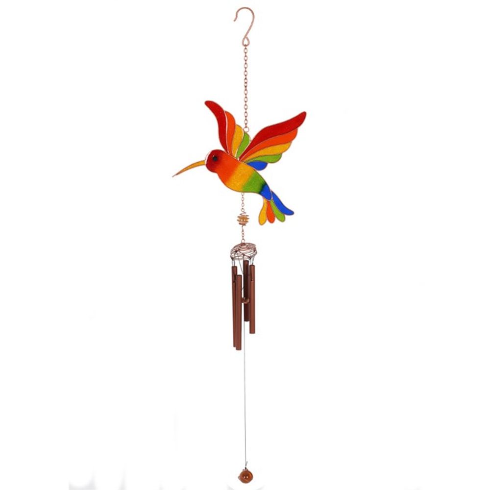 Multicoloured Hummingbird Windchime N/A