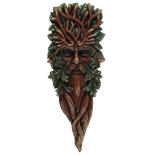 42x15cm Green Man Wall Plaque N/A