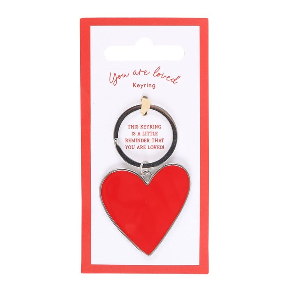 You Are Loved Heart Keyring N/A