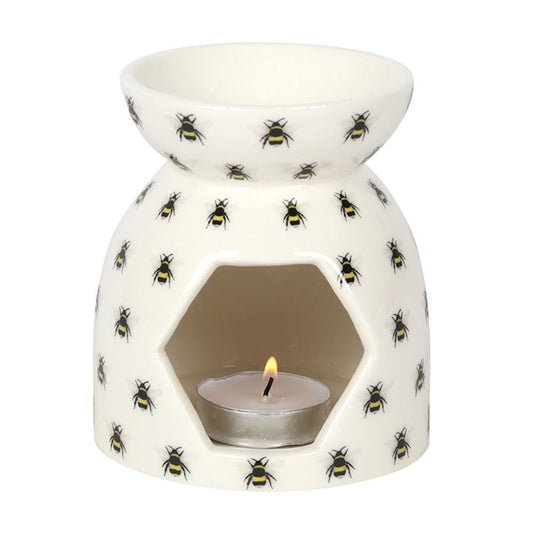 All Over Bee Print Oil Burner N/A