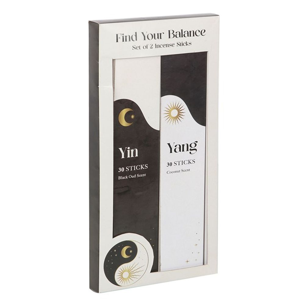 Set of 2 Yin Yang Incense Stick Packs N/A