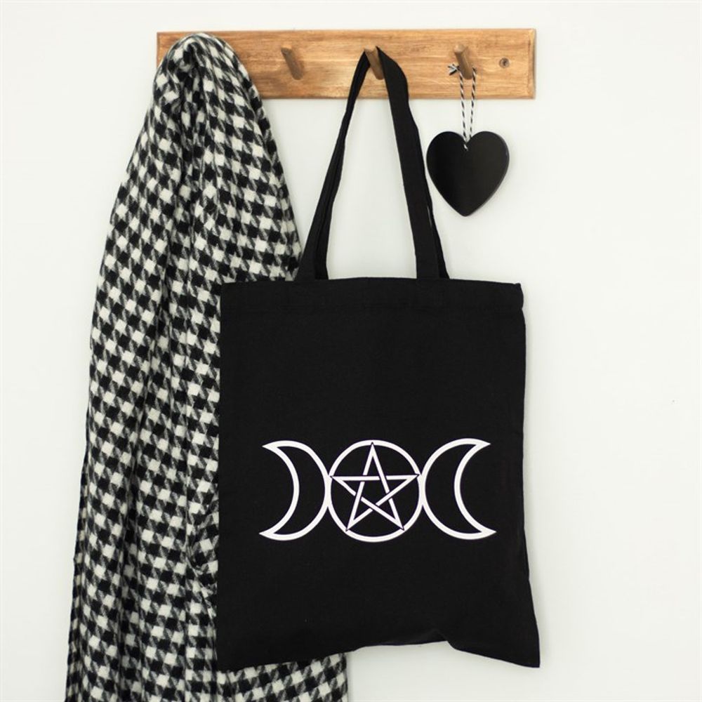 Triple Moon Polycotton Tote Bag N/A