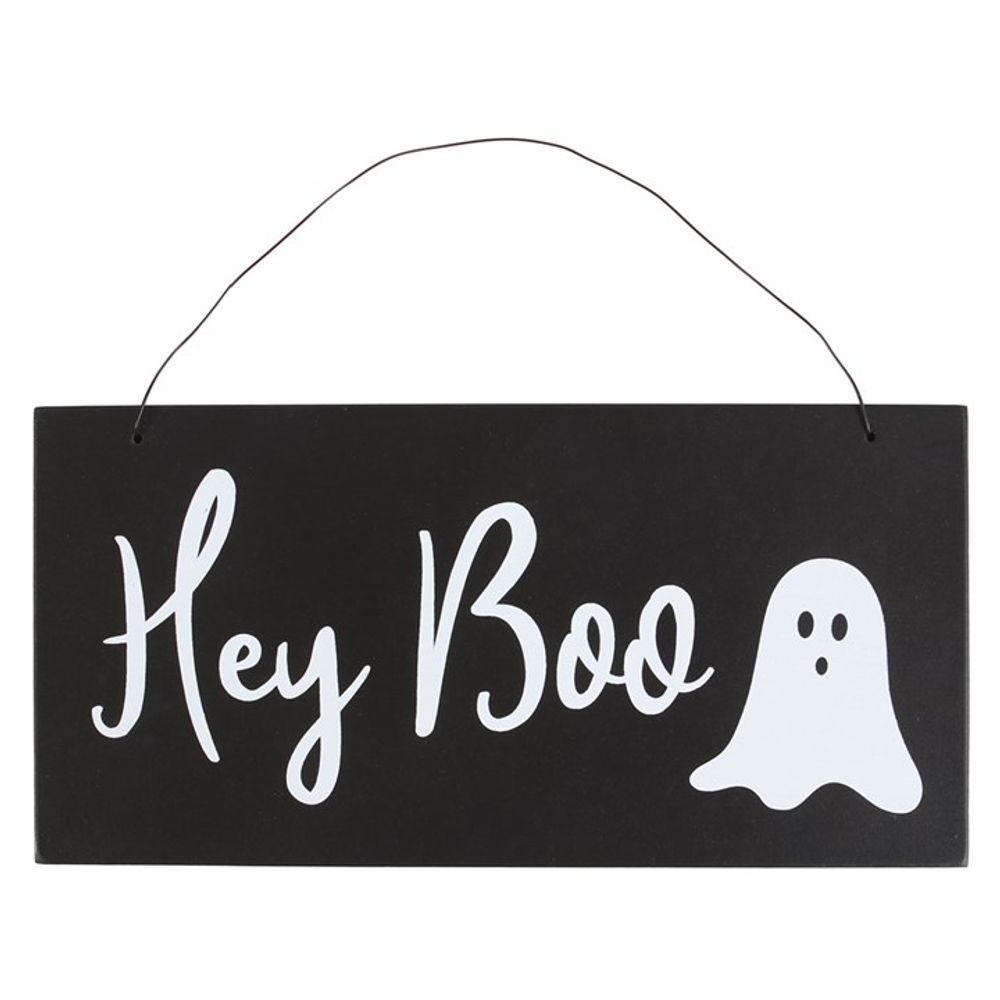 Hey Boo Hanging Sign N/A