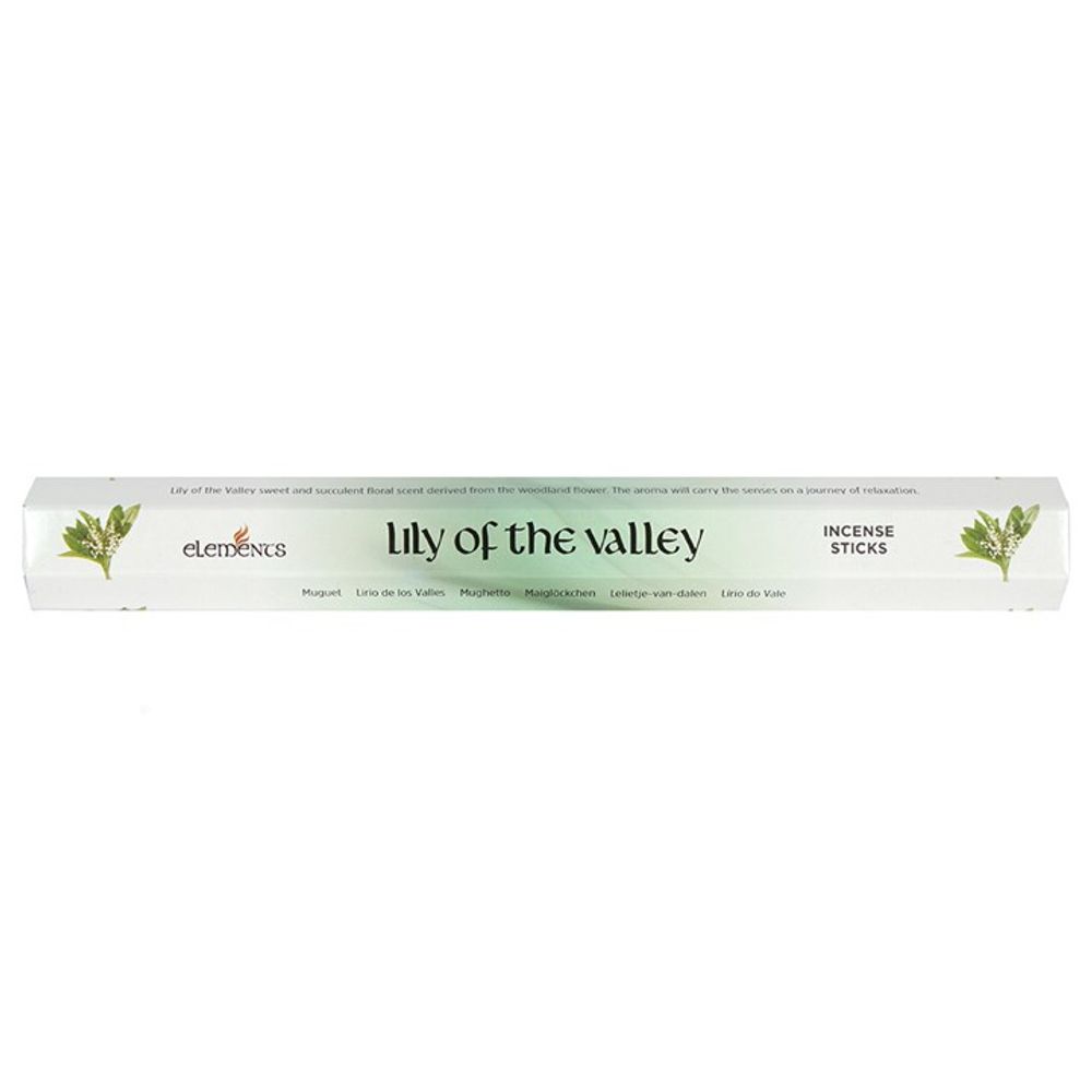 Set of 6 Packets of Elements Lily of the Valley Incense Sticks N/A