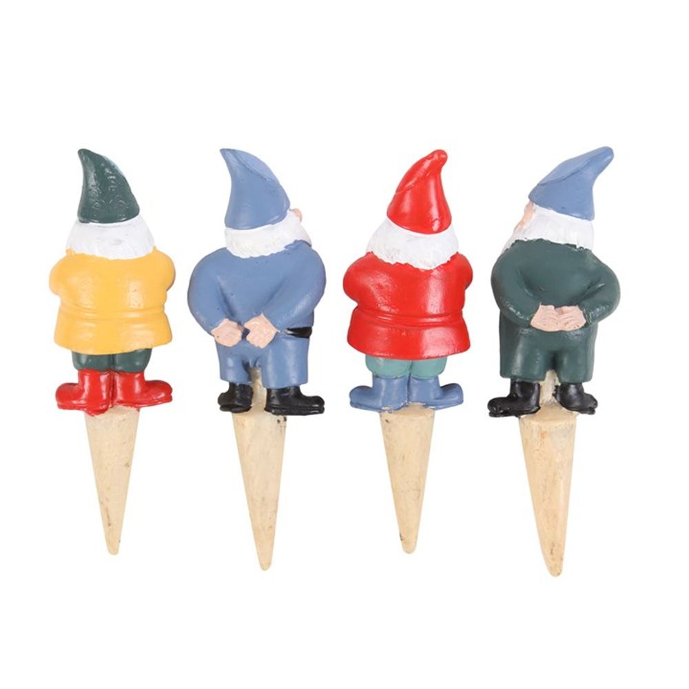 Set of 4 Mini Gnome Plant Pot Pals N/A