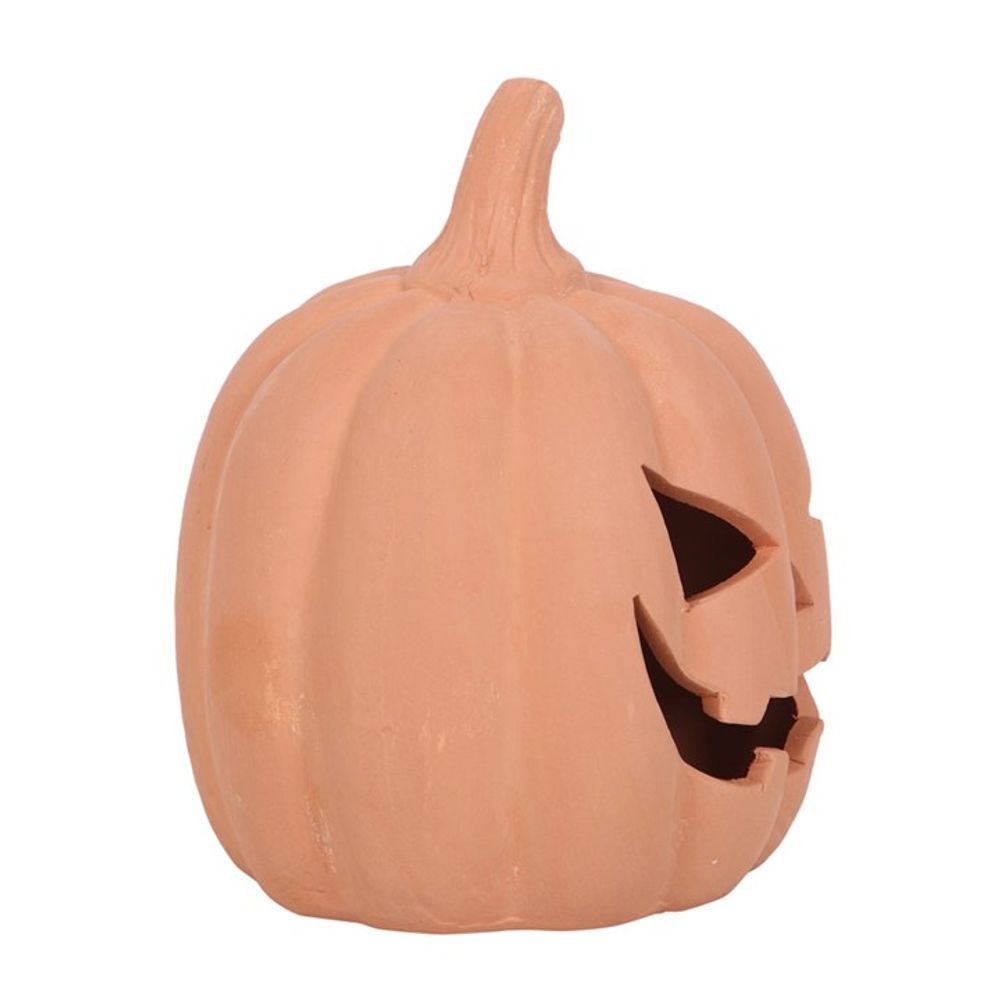 12.5cm Terracotta Pumpkin Ornament N/A