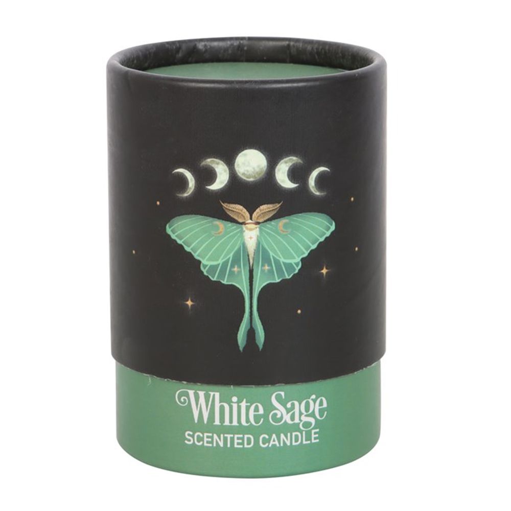 Luna Moth White Sage Candle N/A