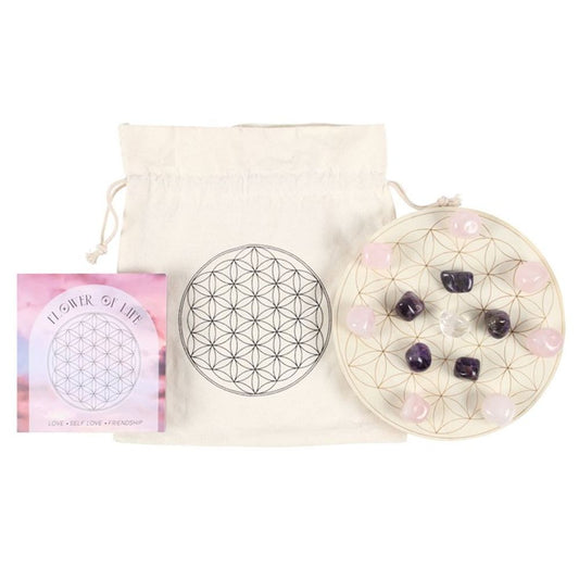 Flower of Life Crystal Grid Set N/A