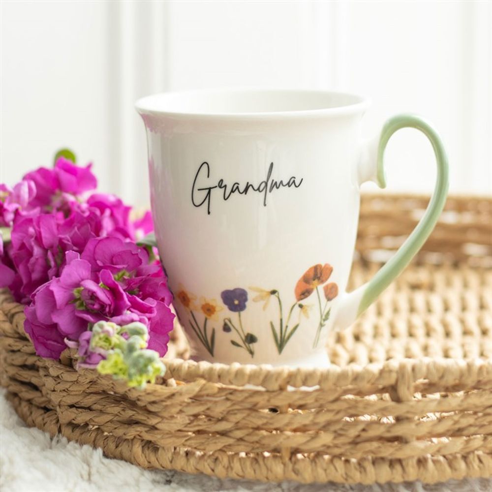 Grandma Wildflower Pedestal Mug N/A