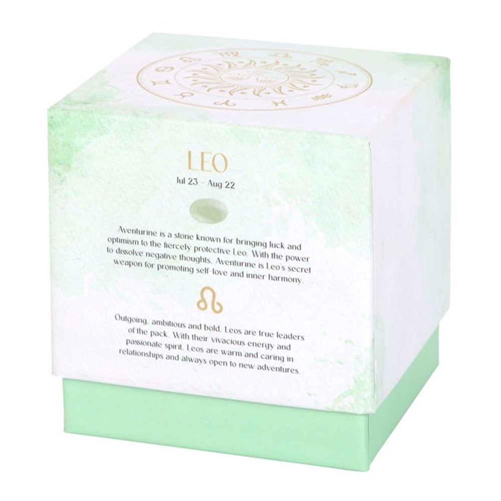 Leo Orange & Bergamot Gemstone Zodiac Candle N/A