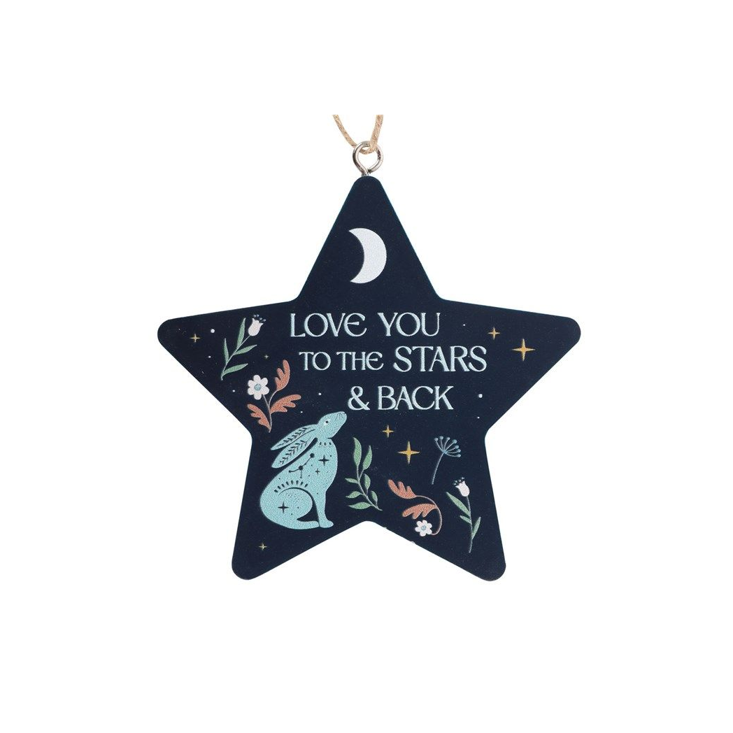 Love You to the Stars and Back Hare Hanging Decoration N/A