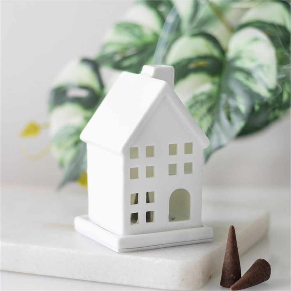 White House Incense Cone Holder N/A