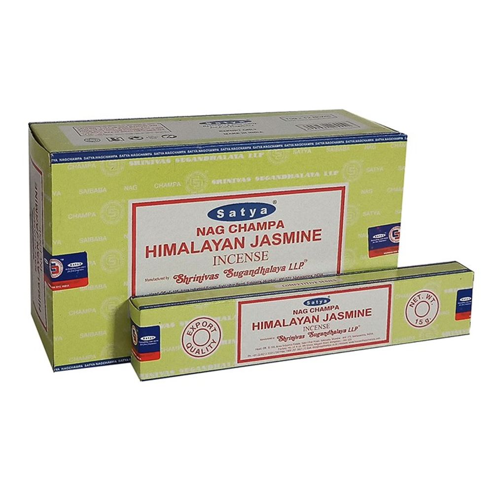 Set of 12 Packets of Himalayan Jasmine Incense Sticks by Satya N/A