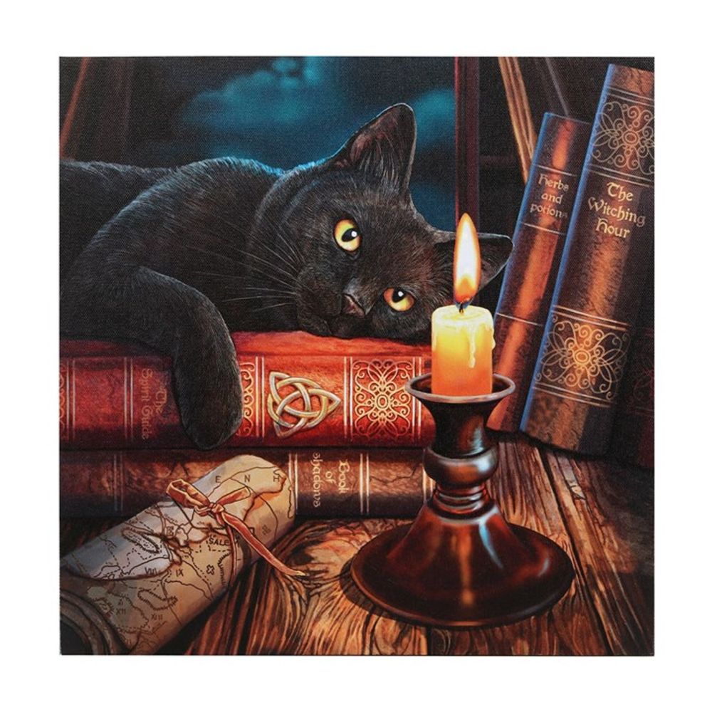 The Witching Hour Light Up Canvas Plaque by Lisa Parker N/A