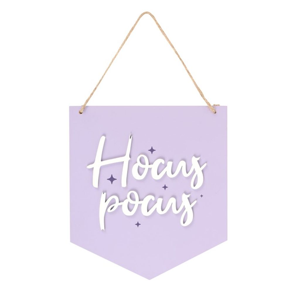 Purple Hocus Pocus Hanging Sign N/A